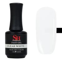 SH Гель для моделирования и наращивания ногтей Fast Gel clear white 15 мл