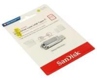 Флешка Sandisk Ultra Dual type C Dual Drive Luxe 64 Гб Light Silver