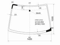 Стекло Лобовое Mazda Premacy Cp# 99-05 XYG арт. CP8W LFW/X