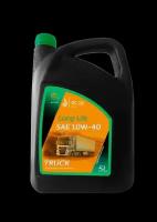 Моторное масло QC OIL Long Life SAE 10W-40 CI-4/SL металлоплакирующее полусинтетическое, канистра 5л