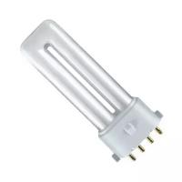 Лампа компактная люминесцентная КЛЛ энергосберегающая 9Вт 2G7 Dulux S/E 840 4000К холодный свет 150х34 4050300020174 / 4099854123825 OSRAM