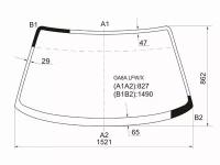 Стекло Лобовое Mazda 626 5d Hbk 91-97 XYG арт. GA8A LFW/X