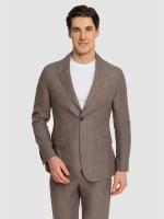 Приталенный пиджак мужской Kanzler 257843 коричневый, размер 25