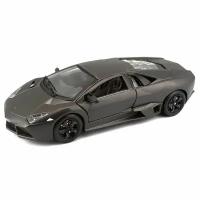 Bburago Машинка металлическая 1:24 Lamborghini Reventon, серый металлик, 18-21041