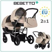 Коляска для двойни Bebetto42 Comfort (2 в 1) 01_GRF