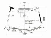 Стекло лобовое (5D HBK/4D SED) Kia Cerato 08-13 / Forte 08-13 XYG CERATO-09-L-VCP LFW/X | цена за 1 шт