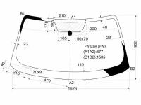 Стекло Лобовое Infiniti Fx35 02-08 / Fx45 02-09 XYG арт. FW02394 LFW/X