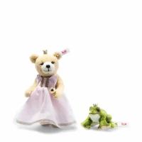 Мягкая игрушка Steiff Fairy tale world Frog Prince set ( Штайф Набор Сказочный мир Принц - лягушка, 15 см)