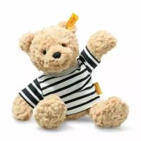 Мягкая игрушка Steiff Soft Cuddly Friends Jimmy Teddy bear with T-shirt (Штайф Мягкие Приятные Друзья мишка Тедди Джимми в футболке 25 см)