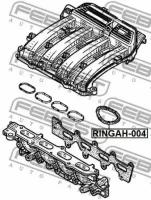 Кольцо Уплотнительное Впускного Коллектора Подходит Для Renault Logan 2005-2013 Ringah-004 Febest арт. RINGAH-004