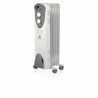 Масляный радиатор Electrolux EOH/M-3105, 1 кВт, 15 м², колеса в комплекте, белый