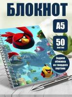 Тетрадь в клетку Angry Birds