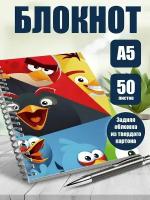 Тетрадь в клетку Angry Birds