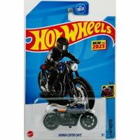 Машинка Hot Wheels коллекционная HONDA CB750 CAFE черный; синий HKG49