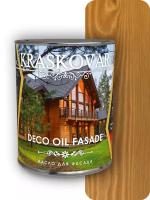 Масло для фасада Kraskovar Deco Oil Fasade Осенний клен 0,75л