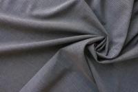 Ткань сине-коричневая шерсть в мелкую гусиную лапку