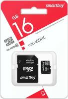 Карта памяти microSDHC SmartBuy 16 ГБ