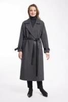 Классическое пальто Modetta-style oversize, цвет темно-серый, р. 48