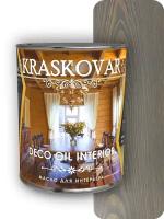 Масло Kraskovar Deco Oil Interior, графит, 0.75 л