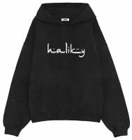 Худи мужское Black Knit Arabic Logo Hoodie