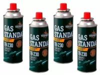 Газ баллон GAS STANDART TOURIST 220г. для портативных приборов