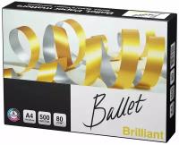 BALLET Бумага офисная ballet brilliant, а4, 80 г/м2, 500 л, марка а, colorlok, international paper, белизна 168%, balbr080x501