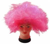 Карнавальный парик клоуна лохматый фуксия