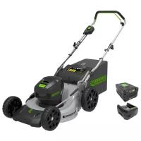 Электрическая газонокосилка Greenworks 2502507UB GC82LM46SPK5, 46 см