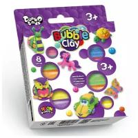 Шариковый пластилин «Buble Clay» 8 цв