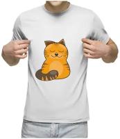 Мужская футболка «кот»