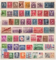 Почтовые марки США. 1890-1960 годы. Разное. Интересная подборка. Нечастые. Набор 57 марок
