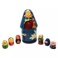 RNToys Пальчиковый театр в домике Гуси-лебеди (Д-481)