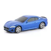 Uni-Fortune Машинка металлическая RMZ City 1:64 Maserati GranTurismo MC 2018, без механизмов, цвет синий, 9 x 4.2 x 4 см