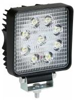 AVTOELECTRICA AE27S-9LED-55PC Фара светодиодная квадрат, рассеив. свет, 9 диодов,27W,(110х55х140)12/24V AVTOELECTRICA AE27S-9LED-55PC