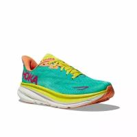 Кроссовки HOKA, полнота D, размер US8D/UK6.5/EU40/JPN25, желтый, бирюзовый