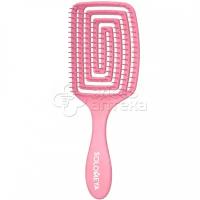 Расческа для сухих и влажных волос с ароматом клубники Solomeya Wet Detangler Brush Paddle Strawberry 1 шт
