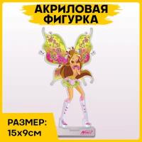 Фигурка из акрила статуэтка Клуб Винкс Winx Club Флора 15x9 см