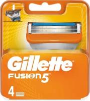 Gillette Fusion Сменные кассеты для бритвы, 4 шт