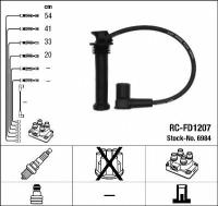 6984 / RC-FD1207 Комплект проводов зажигания FORD MONDEO 1.8 16V/2.0 16V 2000 — 2007 NGK 6984