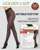 Колготки Golden Lady, 50 den, 3 шт., размер 4, черный