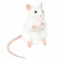 Мягкая игрушка Hansa Белая мышь, 16 см
