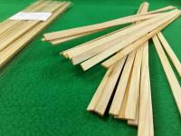 Деревянные рейки для моделизма из сосны 1,5х6 мм (20 шт) длина 30 см