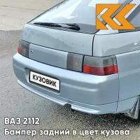 Бампер задний в цвет ВАЗ 2112 281 - Кристалл - Голубой