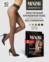 Колготки женские Minimi Mini DIAMANTE 40 Mineral 2 (спайка 2 шт)