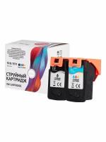 Комплект картриджей PG-510 + CL-511 для Canon Pixma MP250, MP280, MP230, iP2700, MP495, MP252 2970B010 Sakura черный + цветной