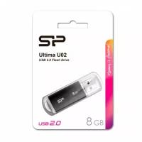 Флешка USB 2.0 Silicon Power 8 ГБ Ultima U02 ( SP008GBUF2U02V1K )