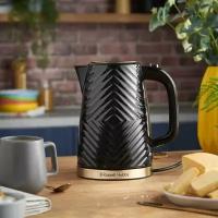 Электрический чайник Russell Hobbs 26380 Groove,беспроводной, 1,7 л, 3000 Вт, черный