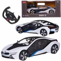 Машина р у 1:14 BMW I8, цвет белый, световые эффекты 49600W