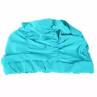 Шапочка для плавания текстильная лайкра балтийно синий Спортекс E36889-3