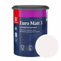 Краска интерьерная Tikkurila Euro Matt 3 RAL 9010 (Белый - Pure white) 0,9 л